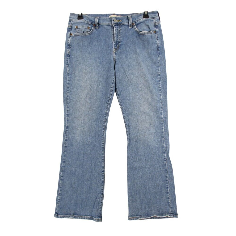 Levis 515 Bootcut Denim Jeans Womens 12S Light Wash Made‎ In Brazil